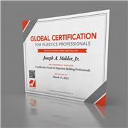 Certification Exam for Injection Molding Professionals